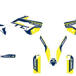 Kit Déco Diamond Light - HUSQVARNA TC85 - Bleu 2015-2017