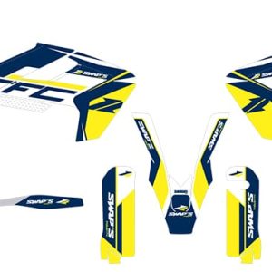 Kit Déco Diamond Light - HUSQVARNA - Bleu 2016-2018