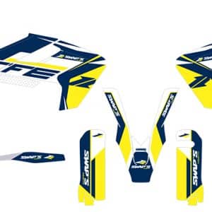 Kit Déco Diamond Light - HUSQVARNA - Bleu 2017-2019