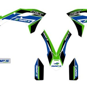 Kit Déco Diamond Light - KAWASAKI KX-F 250 - Vert 2017-2023