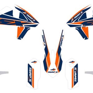 Kit Déco Diamond Light - KTM SX - Orange 2016-2018