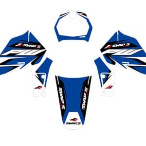 Kit Déco Diamond Light - YAMAHA PW80 - Bleu 1983-2010