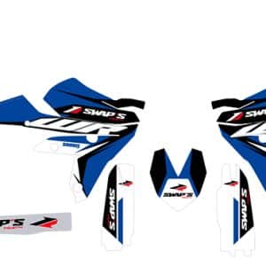 Kit déco Diamond Light - YAMAHA WR-F - Bleu 2016