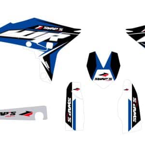 Kit déco Diamond Light - YAMAHA WR-F 450 - Bleu 2012-2016