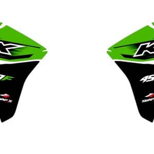 Kit Déco Origine - KAWASAKI KX-F 450 – Vert 2016-2018