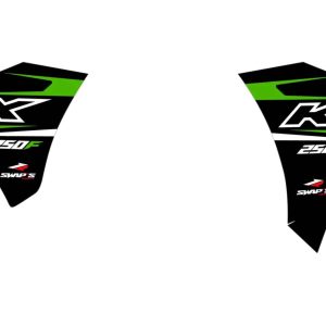 Kit Déco Origine - KAWASAKI KX-F 250 – Vert 2017-2023
