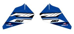 Kit Déco Origine - YAMAHA PW80 – Bleu 1983-2010
