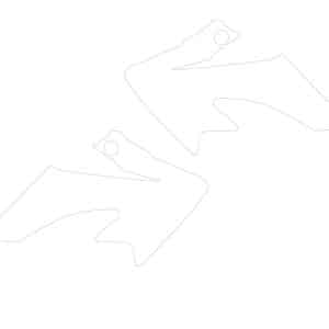 Kit De Protection Transparent Pour Plastiques - HONDA CR-F 50 2004-2006