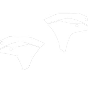 Kit De Protection Transparent Pour Plastiques - KAWASAKI KX-F 250 2017-2023