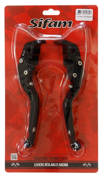 Kit Leviers de Frein et d'Embrayage Anodisés Noir pour BUELL 2003-2010 – Image 3
