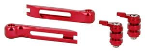 Kit Embouts + Molettes rouges pour Leviers réglables