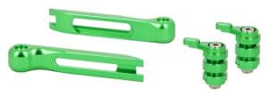Kit Embouts + Molettes verts pour Leviers réglables