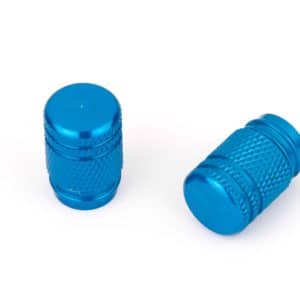 Capuchon de Valve Rond Bleu Vendu par paire