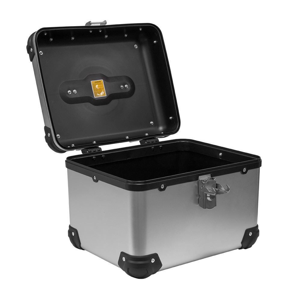 Topcase Plastique couleur Aluminium 35L – Image 2