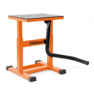 Lève Moto Cross Orange Hauteur de 30cm à 39cm Plateau 29cm x 23cm