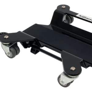 Support Moto Béquille Centrale Antidérapant Caoutchouc + Frein 55cm x 42cm - Poids jusqu'à 500kg