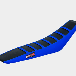 HOUSSE DE SELLE SHERCO SE-R SEF-R TOP BLACK- SIDE BLUE-STRIPES BLUE (M1100-3BBLBL) 2012-2016