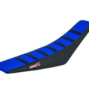HOUSSE DE SELLE SHERCO SE-R SEF-R - TOP BLUE- SIDE BLACK-STRIPES BLACK 2017-2025