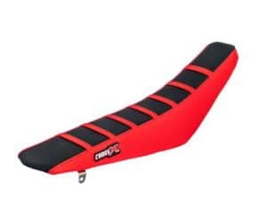 HOUSSE DE SELLE HONDA CRF 450 CRF TOP BLACK- SIDE RED-STRIPES RED (M118-3BRR) 2021-2026