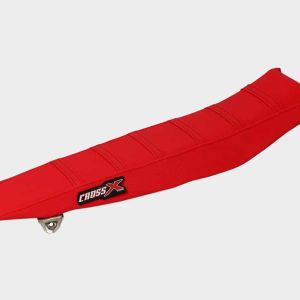 Housse de selle FANTIC 2T Avec Bande, Couleur : Noir Rouge Rouge 2020-2025