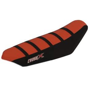 Housse de selle TALARIA Avec Bande, Couleur : Orange Noir Noir 2023-2025