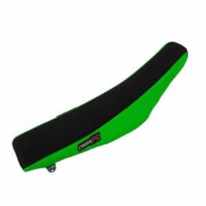 HOUSSE DE SELLE KAWASAKI KX 65 00-20 KLX 110 02-20 TOP BLACK- SIDE GREEN (M216-2BG) 2000-2025
