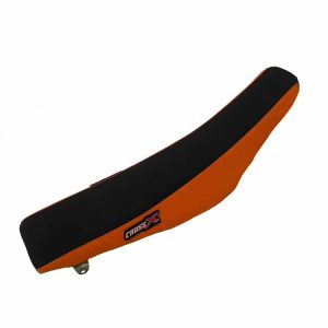 HOUSSE DE SELLE KTM SX 65 TOP BLACK- SIDE ORANGE (M519-2BO) 2016-2023