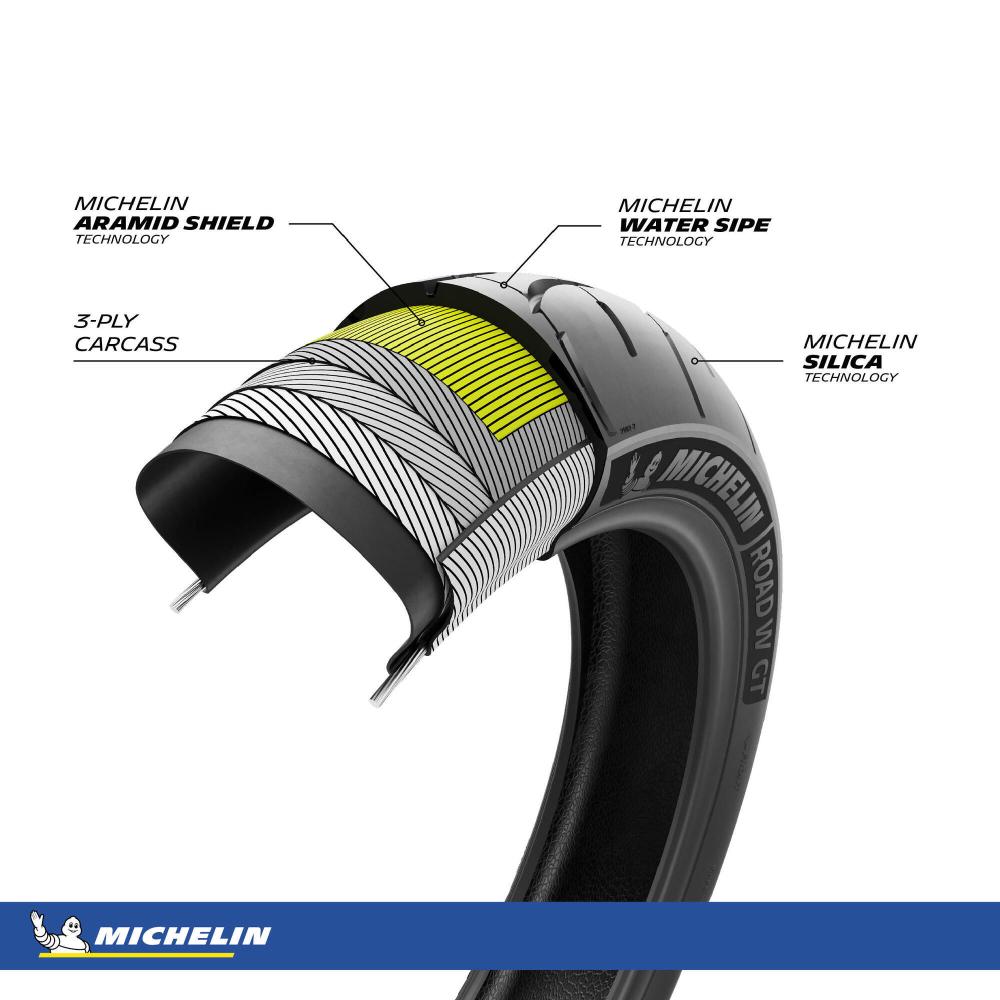 Pneu 180/60 R 16 M/C 74H TL MICHELIN ROAD W GT – Image 3