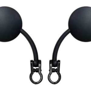 Paire de rétroviseurs universels guidons en Ø22.2 mm - noir
