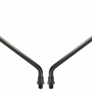 Paire de rétroviseurs ronds universels - M10 - noir 2013-2023