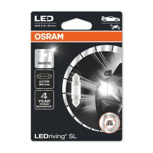 Ampoule Navette LED - 12V 1W Sv8.5-8 - Blister 1 ampoule 1998-2018