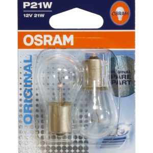 Ampoule Stop 1 fil - 12V 21W Ba15s - Blister 2 Ampoules 1973-2023