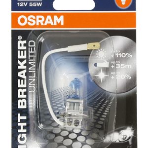 Ampoule H3 Night Breaker - 12V 55W Pk22s - Blister 1 ampoule 1981-2018