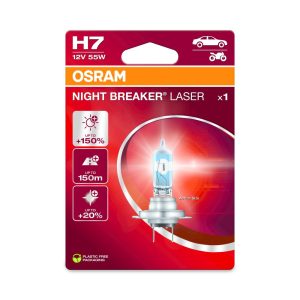 Ampoule H7 Night Breaker Laser - 12V 55W PX26d - Blister 1 ampoule 1990-2024