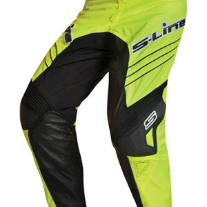 Pantalon Cross Textile - Jaune Fluo/Noir - Taille 40 (32 US)
