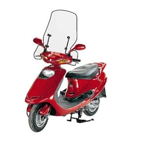 Parebrise pour Kymco Heroism haut sans bord 1998-2000