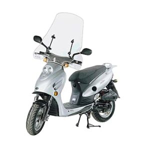 Parebrise Kymco Top Boy Haut sans Bord 1997-2000