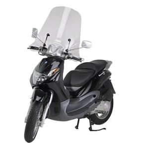 Parebrise Piaggio Beverly - Moyen sans Bord Hauteur 550mm Largeur 750mm 2002-2007