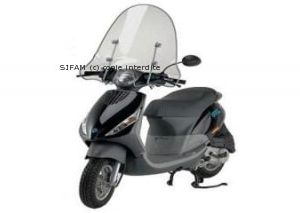 Parebrise pour Piaggio Zip haut avec Bord 2006-2017