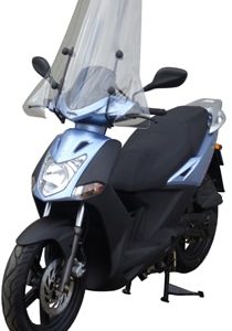 Parebrise pour Kymco Agility haut sans bord 2008-2019