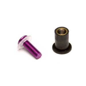 Kit Visserie de parebrise Violet - Ø4mm