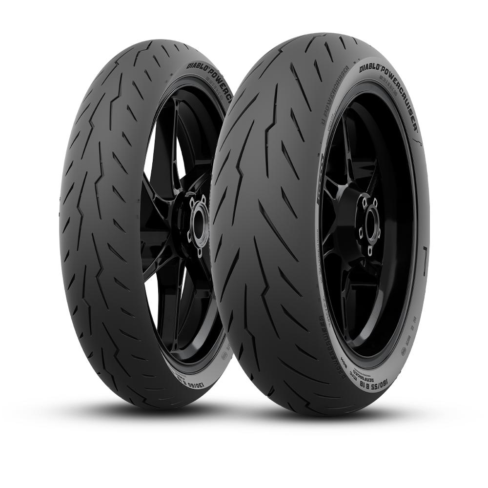 Pneu PIRELLI DIABLO POWERCRUISER 150/80 B 16 Avant – Image 2