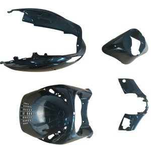 Kit Carénage Piaggio Zip à partir de noir brillant 4 pièces 2000-2020