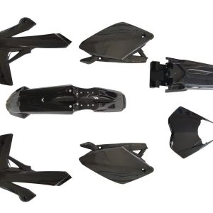 Carénage Rieju MRT - MRT Pro noir brillant 7 pièces 2009-2020