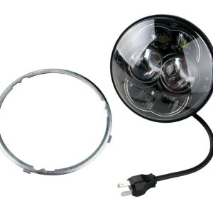 Projecteur Rond 8 LED 30/48W 2800/4450 Lum Dim: Ø 114 x 99,6mm - fond noir