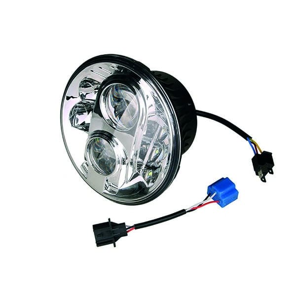 Projecteur rond 8 LEDs noir – Image 2