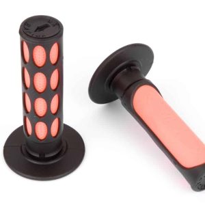 Poignées Bicolore Orange/Noir Ø20/24mm