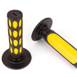Poignées Bicolore Jaune/Noir Ø20/24mm
