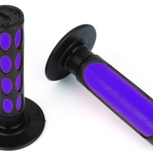 Poignées Bicolore Violet/Noir Ø20/24mm