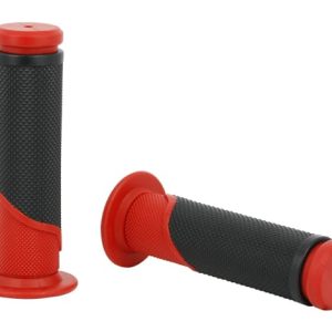 Poignées anti vibrations rouges/noires SIFAM Ø22mm